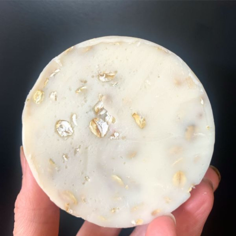 natural soap with oats