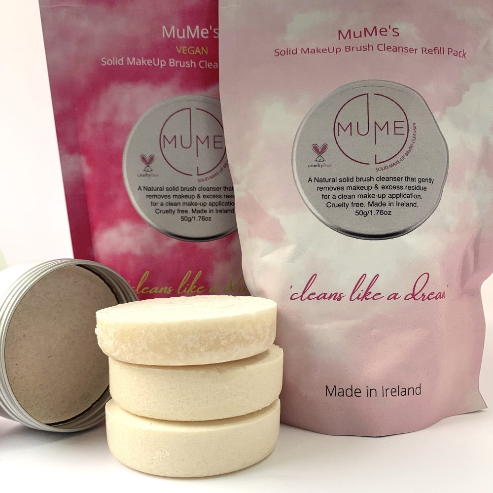 vegan and goats milk refill cleansing packs