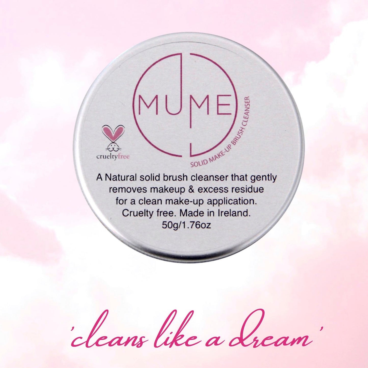MuMe Solid Make-Up Brush Cleanser