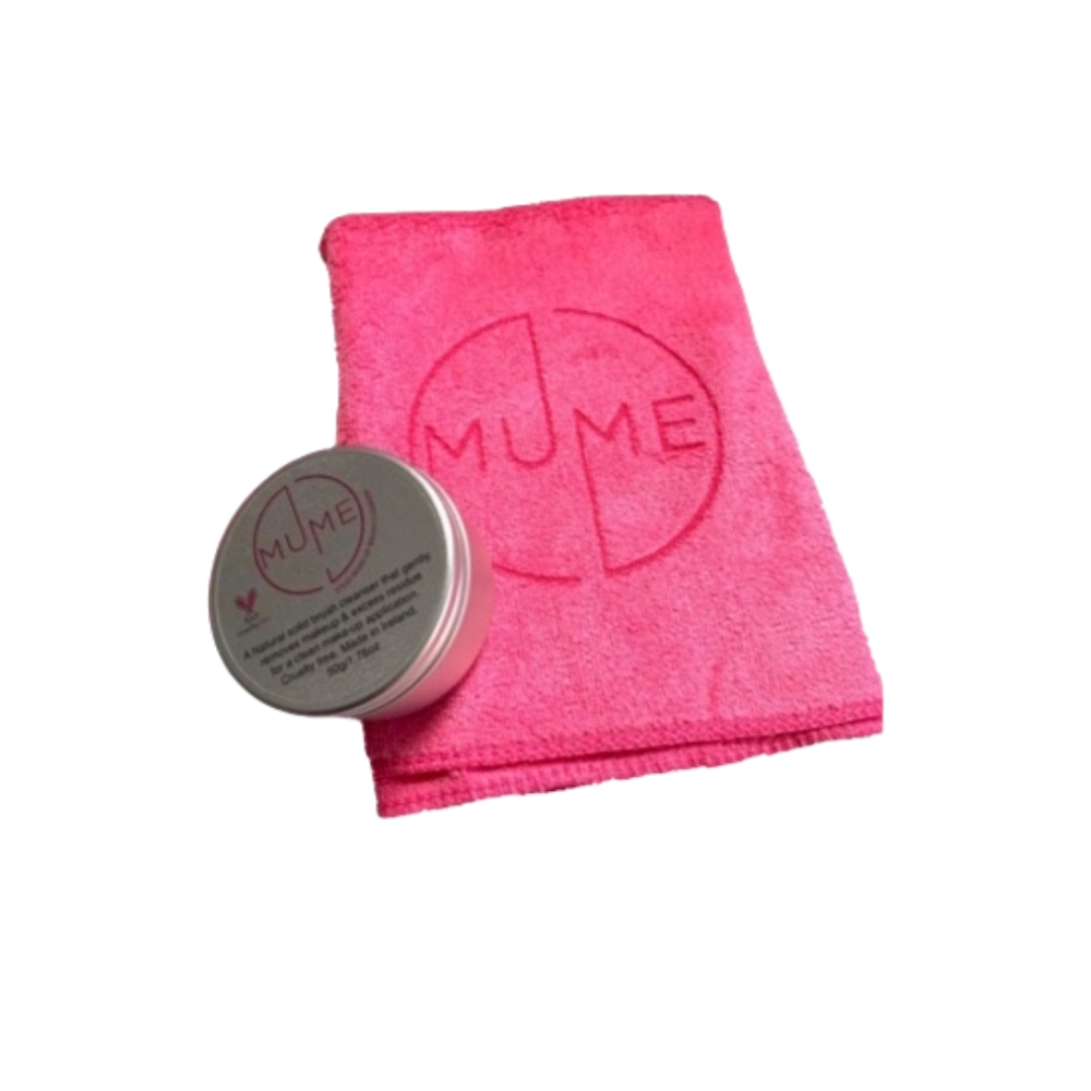 MuMe's microfibre pink cloth