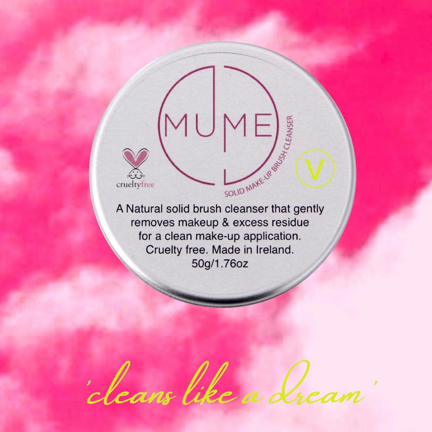 MuMe VEGAN Solid MakeUp Brush Cleanser